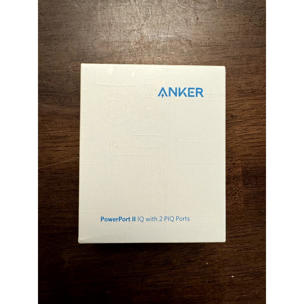 Anker PowerPort II IQ with PIQ ports black NIB